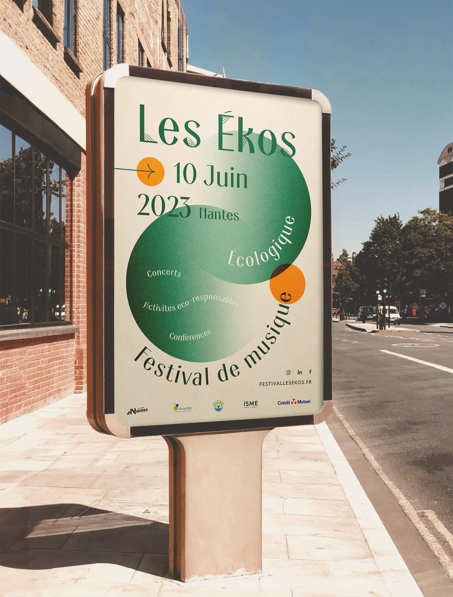 Poster festival de musique écologique